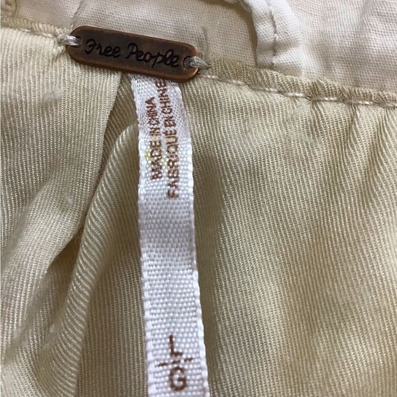 Free People Daisy Jane Ivory Eyelet Bomber Jacket Size Large - Picture 4 of 14